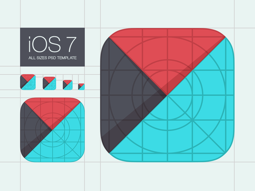 iOS 7 Icon Grid